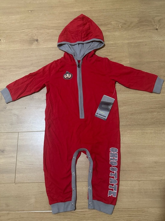 Colosseum Other - Ohio State Red Hooded Baby Romper